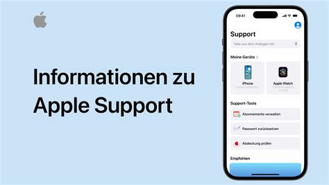 Kontakt – Offizieller Apple Support (DE).